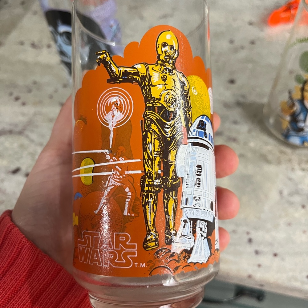 1977 Star Wars Collectible Complete Glass Set - Picture 4 of 9